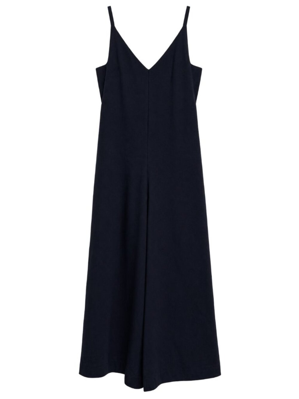 OAK + FORT Navy V-Neck Wide-Leg Romper XS